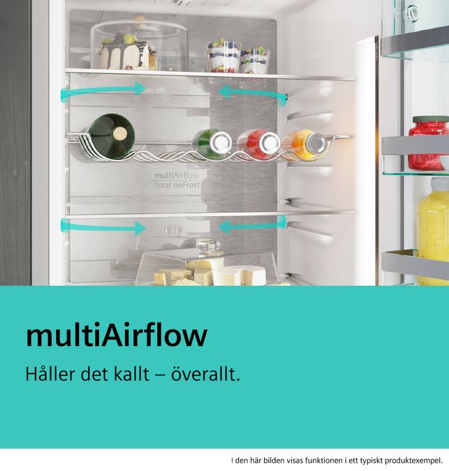 B-vara -iQ500 Frysskåp 186 x 60 cm blackSteel GS36NAXEP-B GS36NAXEP-B-9