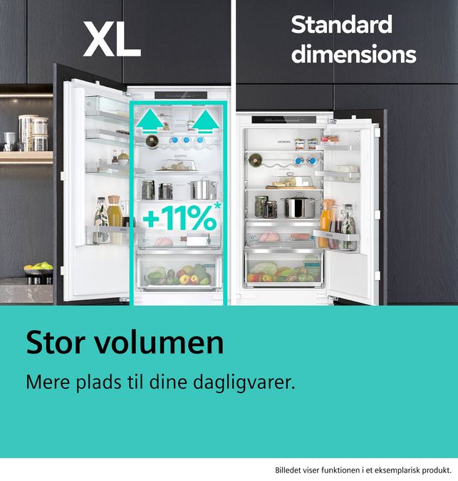 iQ100 Integrerbart køle-/fryseskab 193.5 x 54.1 cm glidende hængsel KI96NNSE0 KI96NNSE0-8