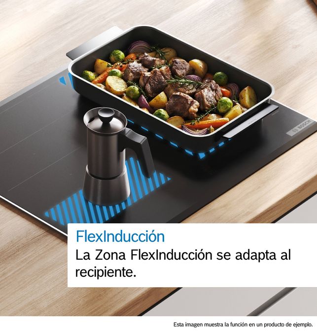 Serie 8 Placa de inducción con extractor integrado 80 cm con perfiles  PXX875D67E PXX875D67E-6