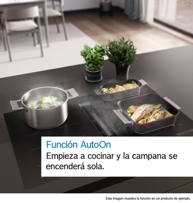 Serie 6 Placa de inducción con extractor integrado 80 cm sin perfiles PVQ811F15E PVQ811F15E-5