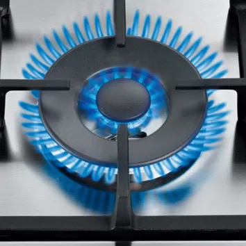 Powerful dual-flame burner