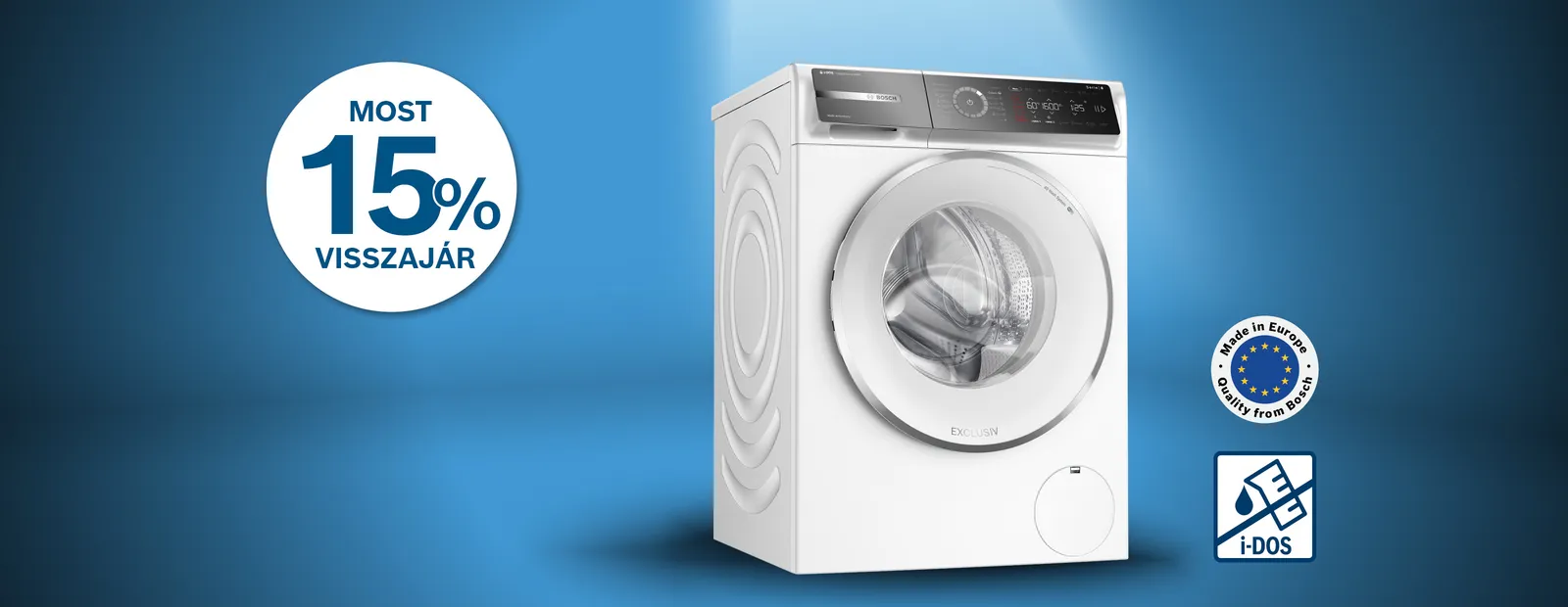 Bosch I-DOS 15% visszat&eacute;r&iacute;t&eacute;s