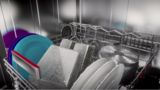 Máquina de lavar loiça com PerfectDry mostra como o ar circula no interior da máquina