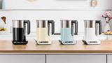 Black, Creme, Blue and White Styline Kettles