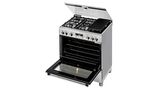 Serie 4 Cocina de gas de libre instalación Acero inoxidable HSK12I26SE HSK12I26SE-7