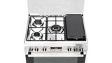 Serie 4 Cocina de gas de libre instalación Acero inoxidable HSK12I26SE HSK12I26SE-3
