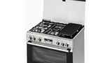 Serie 4 Cocina de gas de libre instalación Acero inoxidable HSK12I26SE HSK12I26SE-8