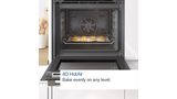 Serie | 8 Built-in oven with steam function 60 x 60 cm Black HSG656XB6A HSG656XB6A-11