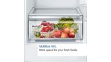 Series 2 Built-in fridge-freezer with freezer at bottom 177.2 x 54.1 cm sliding hinge KIN86NSE0G KIN86NSE0G-9