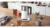 White Styline Kettle, Toaster and Coffee Filter Machine