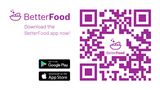 Code QR de la page de téléchargement de l'application Bosch BetterFood.