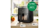Serie 6 Air Fryer Svart MAF671B0 MAF671B0-13
