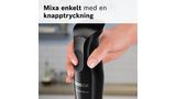 Stavmixer CleverMixx 600 W Svart, antracit MSM2610B MSM2610B-18