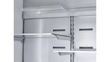 Bosch empty fridge with french door stainless steel backwall