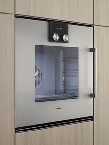 Close-up of a Gaggenau oven