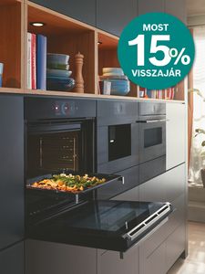 Vásároljon az akcióban részt vevő, AirFry funkciós Bosch sütőt, és visszatérítünk Önnek 15%-ot a bruttó vételárból. 