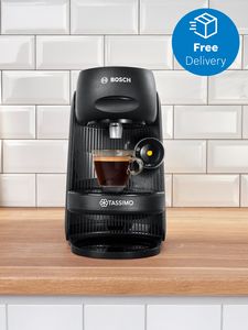 TASSIMO hot chocolate with free delivery icon in top right corner