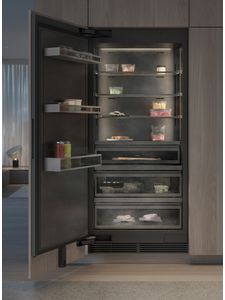 Close-up of a Gaggenau Vario cooling expressive series freezer