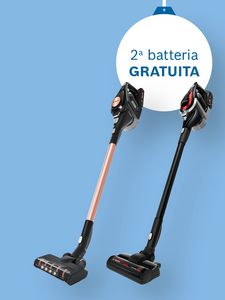 Aspirapolvere Bosch Unlimited esposti in un ambiente moderno.