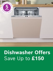 Built in dishwasher with 5 year warranty roundel