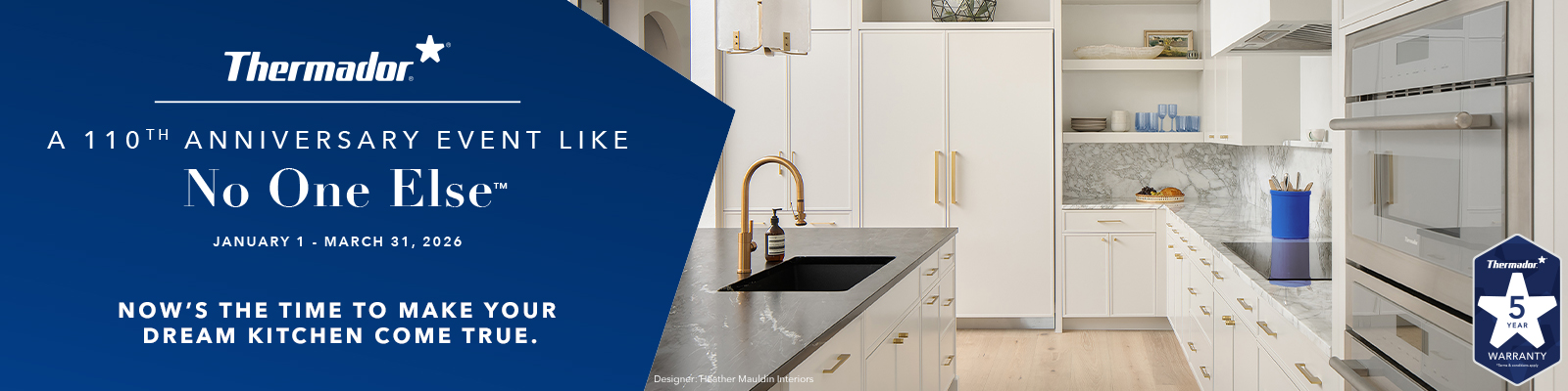 Thermador 5 year warranty registration