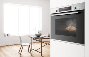 Serie 6 bread baking ovens from Bosch with added steam oven function.