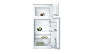 Built-in fridge-freezers with freezer at top