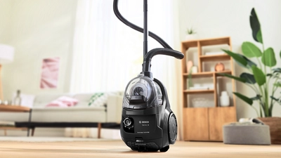 Canister vacuum cleaners bagged