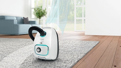 Canister vacuum cleaners bagged