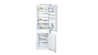 Built-in bottom mount fridge-freezer