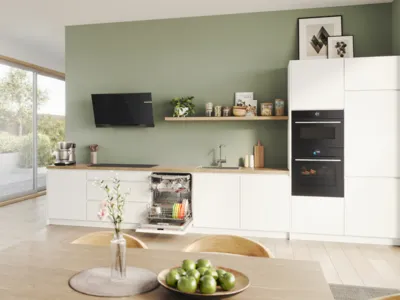 Bosch appliances in a modern kitchen.