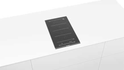 Domino induction and electric hobs