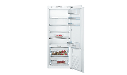 Built-in fridges with freezer section