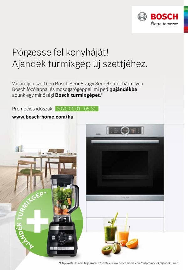 Pörgesse fel konyháját! Ajándék turmixgép új szettjéhez.