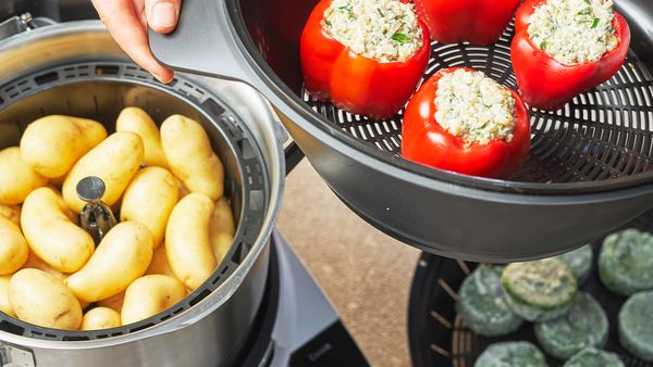 Cuire des légumes avec le robot cuiseur vapeur Cookit