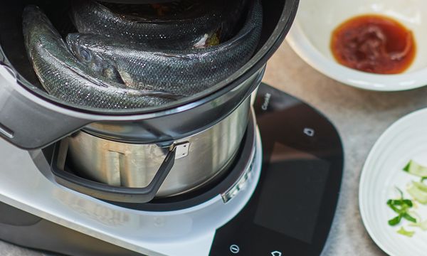 Cuire du poisson avec le robot cuiseur vapeur Cookit