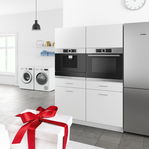Exclusive free gift! Just register your Bosch home appliance.
