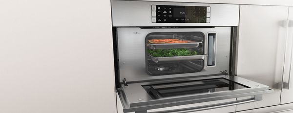 Bosch steam oven cooking vegetables