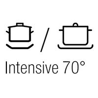 Intensive 70° dishwasher symbol