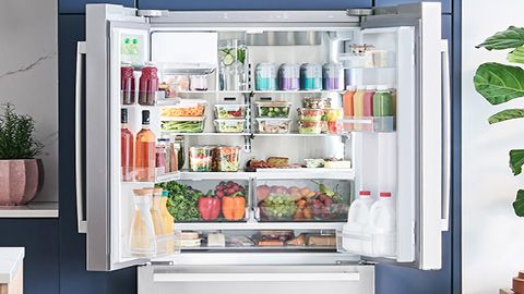 Bosch refrigerator open front shot