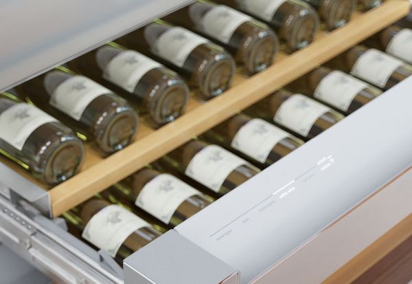 Bosch refrigerator with wine cellar drawer