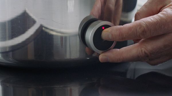 Gaggenau cooking sensor attached to a pot