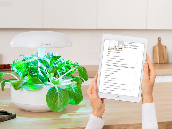 Bosch SmartGrow indoor gardening: customer service