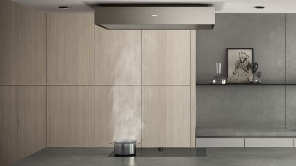 Gaggenau ceiling ventilation 200 series in a modern kitchen