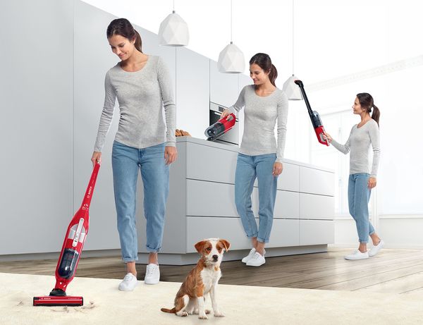 Thorough cleaning of every nook and cranny thanks to versatile special accessories.