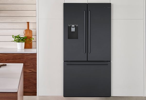 Bosch black stainless steel refrigerator