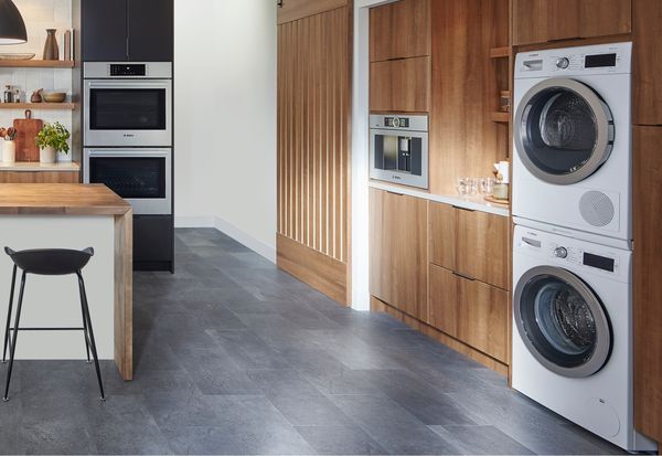 Bosch stacking washer and dryer 