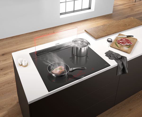 Kiváló minőségű konyha Bosch accent line főzőfelülettel
