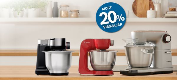 MUM5, MUM9 és MUMS2 robotgépek most 20% pénzvisszatérítéssel!