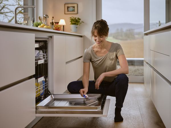 Recevez une alerte automatique lorsque vous devez racheter des tablettes de lavage pour votre lave-vaisselle connecté.